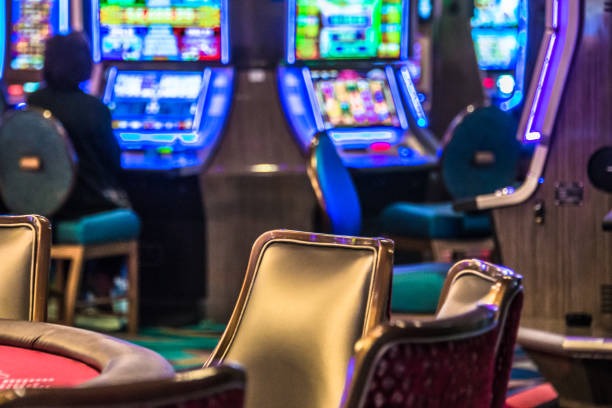 Slot game interface on perak77 showing reels and stake controls